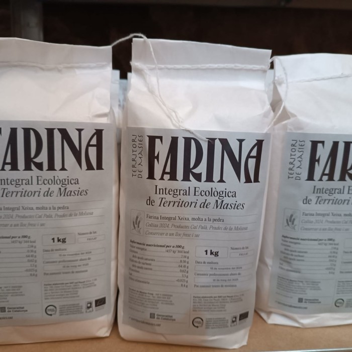 Farina integral de xeixa eco - Territori de Masies - 1kg